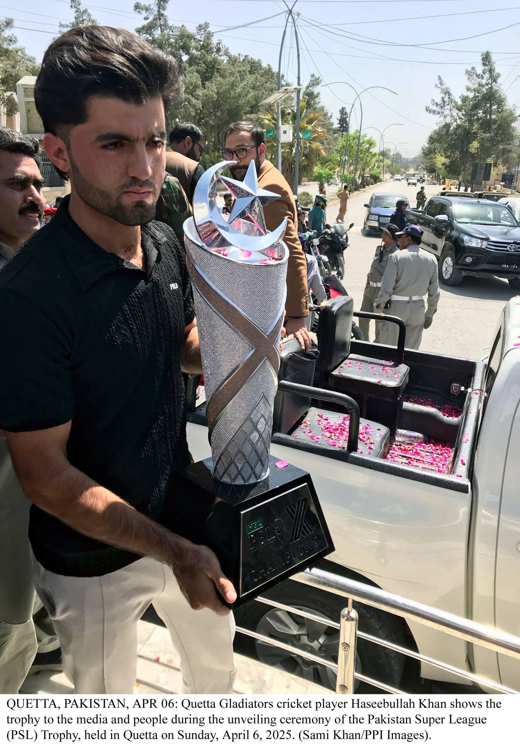 The PSL 10 trophy was revealed in Quetta