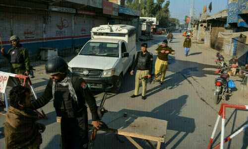 Two Policemen Martyred in Terrorist Attack on Bannu Police Checkpoint