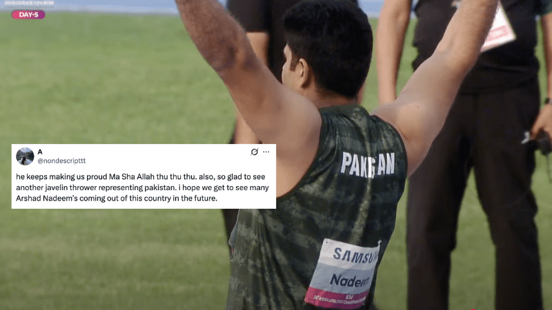 Arshad Nadeem Clinches Gold at 2025 Asian Athletics Championships with 86.40m Javelin Throw