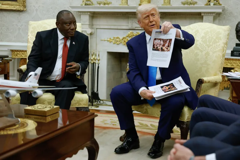 #TrumpRamaphosaMeeting #WhiteGenocideClaims #USSouthAfricaRelations #OvalOfficeConfrontation #SouthAfricaNews #LandReformDebate #DiplomaticTensions #InternationalRelations