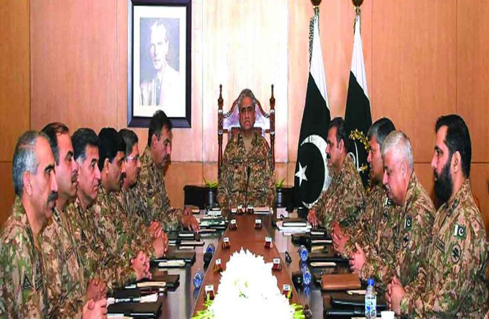 Army’s Top Leadership Resolves to Eliminate Externally Sponsored Terrorism: ISPR
