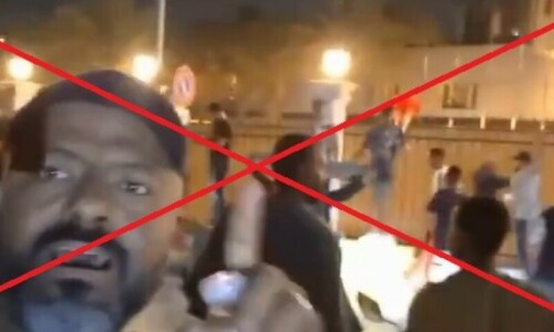 Fact Check: Viral Video Claiming Protest Against US Air Base in Qatar Is Actually From Libya