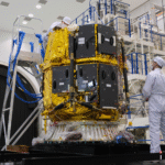 Resilience lander during pre-launch preparations