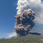 Mount Etna Erupts Sending Ash Plume Skyward