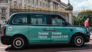 London Taxi Campaign Promotes “Think Tech, Think Pakistan” at London Tech Week