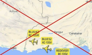 Map Purporting Pakistan Supports US Flights Near Iran Border Is Fake