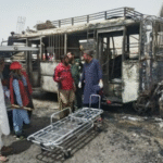 5 Dead, 7 Injured After Bus Catches Fire Following Collision With Petrol Rickshaw