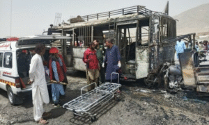 5 Dead, 7 Injured After Bus Catches Fire Following Collision With Petrol Rickshaw