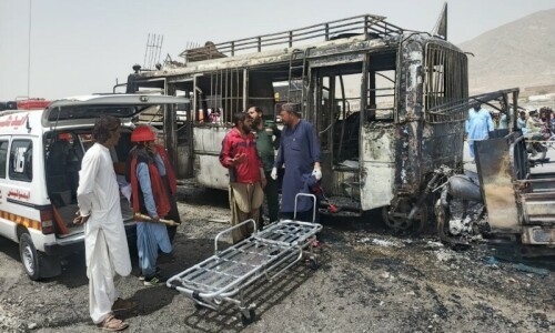 5 Dead, 7 Injured After Bus Catches Fire Following Collision With Petrol Rickshaw