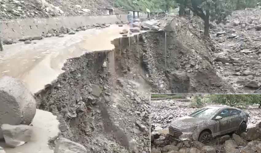 Three killed, dozens stranded as flash floods hit GB’s Babusar Road after cloudburst