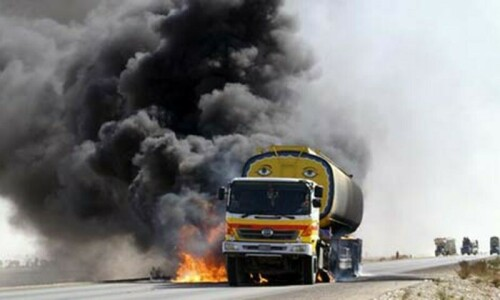 Armed Group Hijacks Oil Tankers, Abducts Seven in Bannu Amid Rising Security Concerns