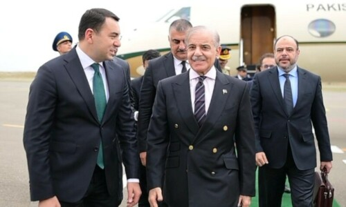 PM Shehbaz Sharif Arrives in Azerbaijan to Attend 17th ECO Summit